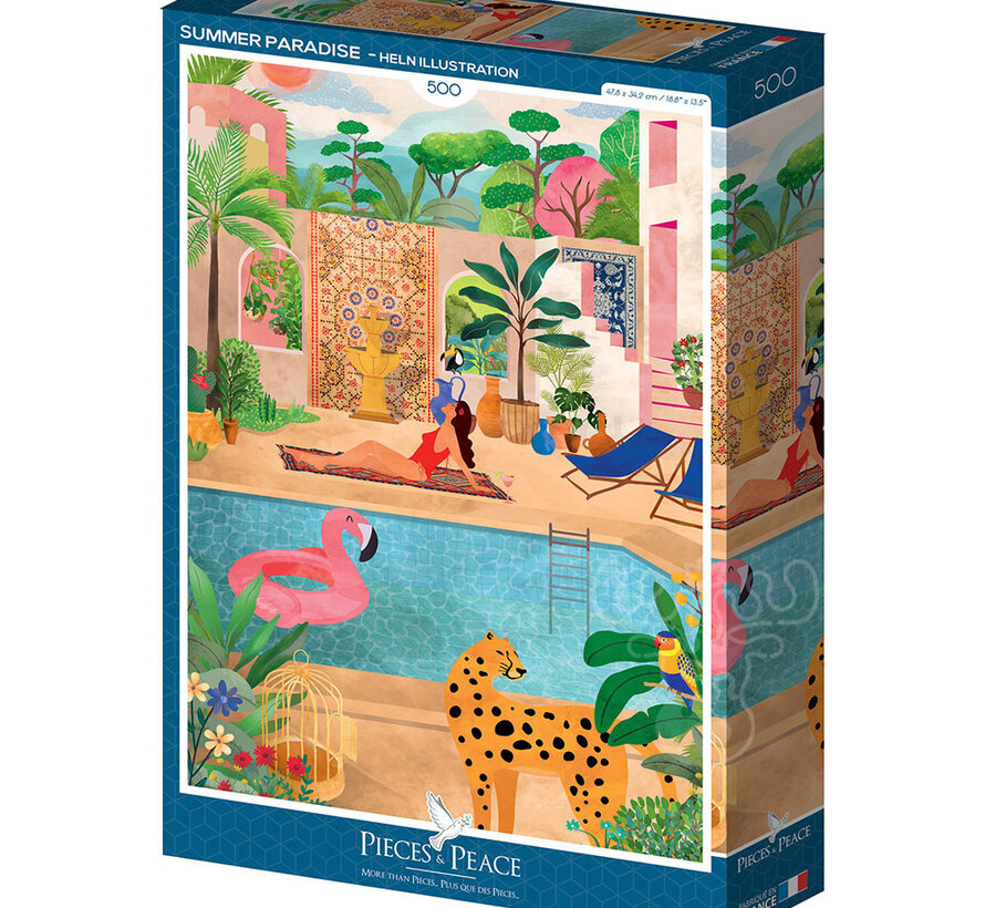 Pieces & Peace Summer Paradise Puzzle 500pcs