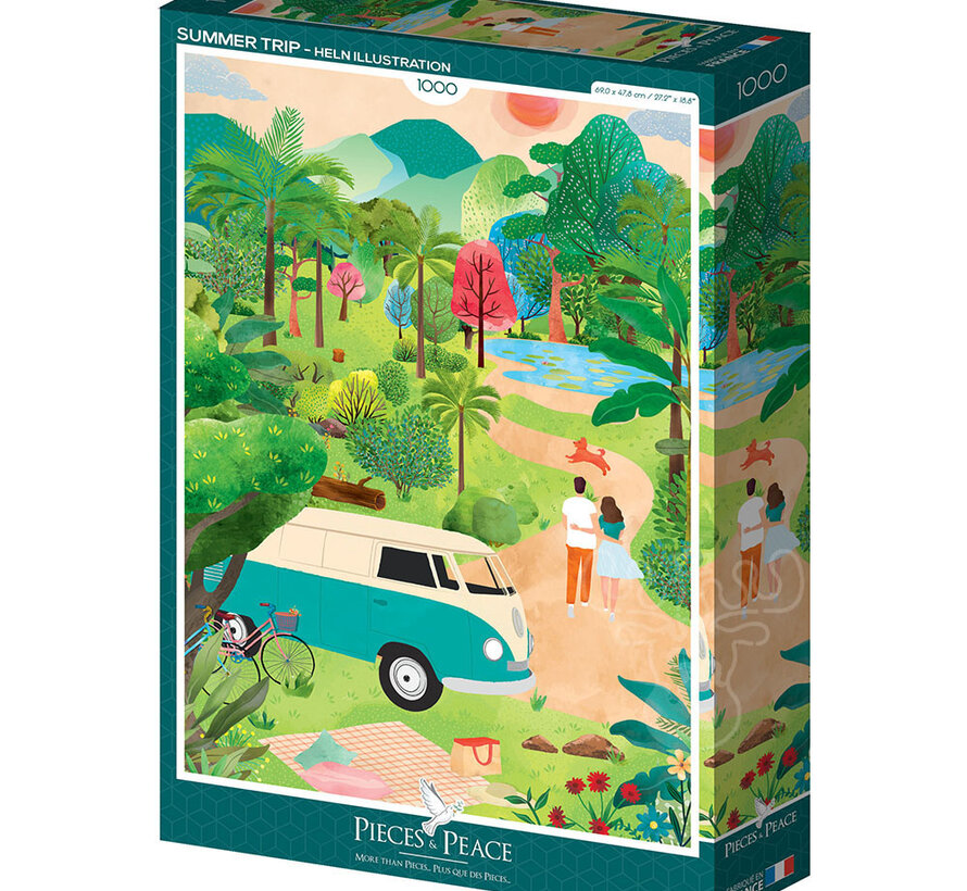Pieces & Peace Summer Trip Puzzle 1000pcs