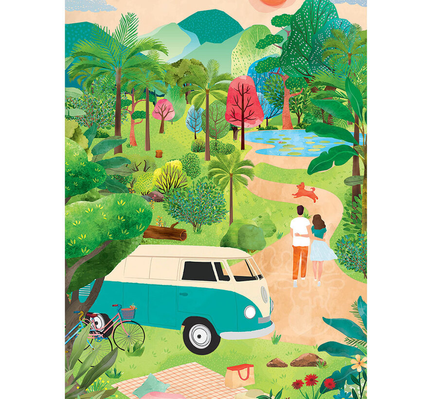 Pieces & Peace Summer Trip Puzzle 1000pcs