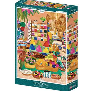 Pieces & Peace Pieces & Peace Spice Square Puzzle 1000pcs