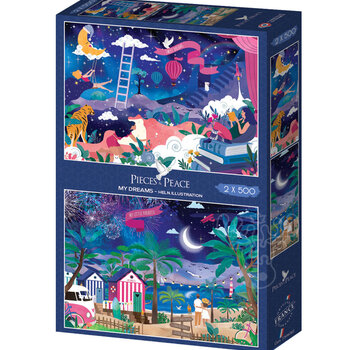 Pieces & Peace Pieces & Peace My Dreams Puzzle 2 x 500pcs