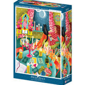 Pieces & Peace Pieces & Peace Magical Moonlight Reading Room Puzzle 500pcs