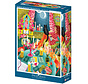 Pieces & Peace Magical Moonlight Reading Room Puzzle 500pcs