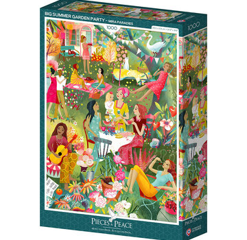 Pieces & Peace Pieces & Peace Big Summer Garden Party Puzzle 1000pcs