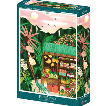 Pieces & Peace Pieces & Peace Coco, Mango, Passion Puzzle 1000pcs