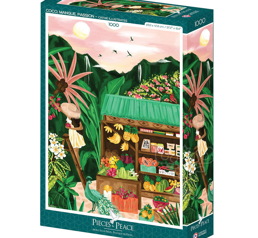 Pieces & Peace Coco, Mango, Passion Puzzle 1000pcs