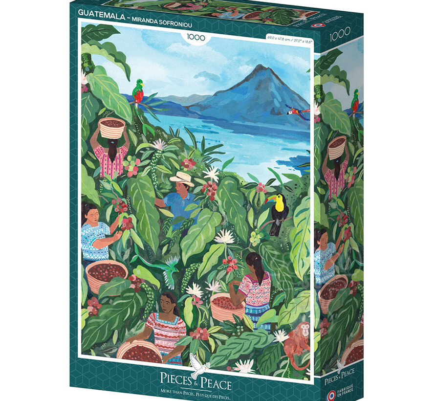 Pieces & Peace Guatemala Puzzle 1000pcs