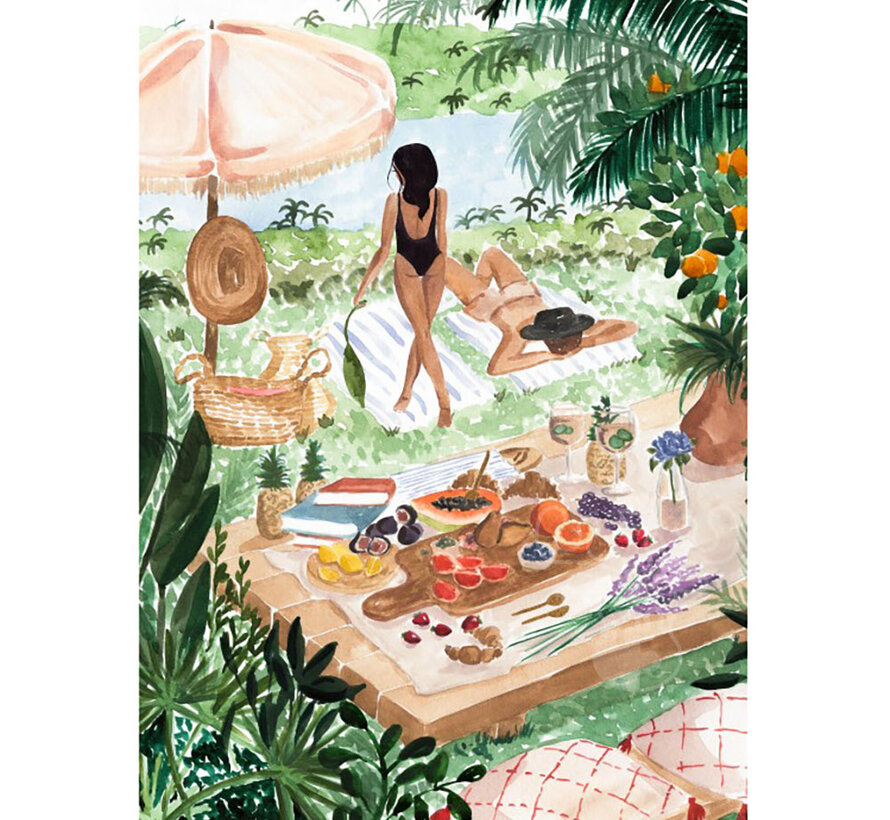 Pieces & Peace Picnic in the South of France Puzzle 1000pcs