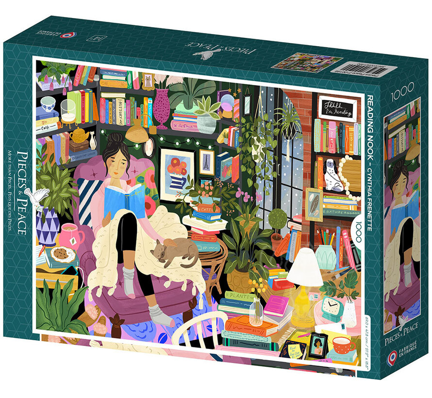 Pieces & Peace Reading Nook Puzzle 1000pcs
