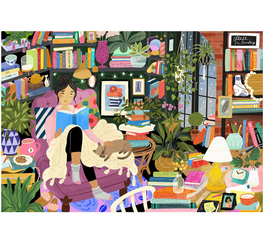 Pieces & Peace Reading Nook Puzzle 1000pcs