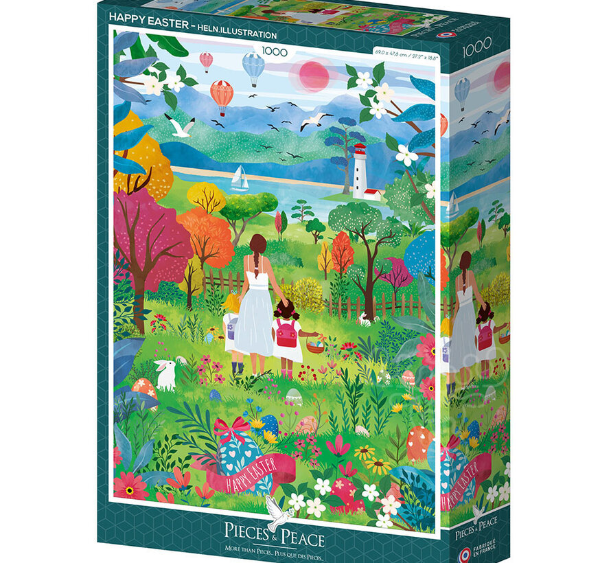 Pieces & Peace Happy Easter Puzzle 1000pcs