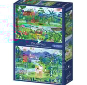 Pieces & Peace Pieces & Peace Ode au Printemps Puzzle 2 x 500pcs