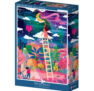Pieces & Peace Pieces & Peace For you, my Love Puzzle 500pcs