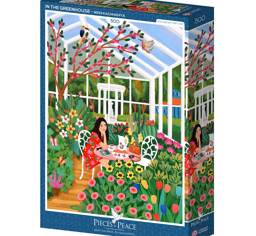 Pieces & Peace In the Greenhouse Puzzle 500pcs