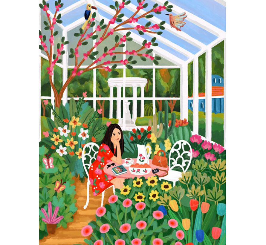 Pieces & Peace In the Greenhouse Puzzle 500pcs