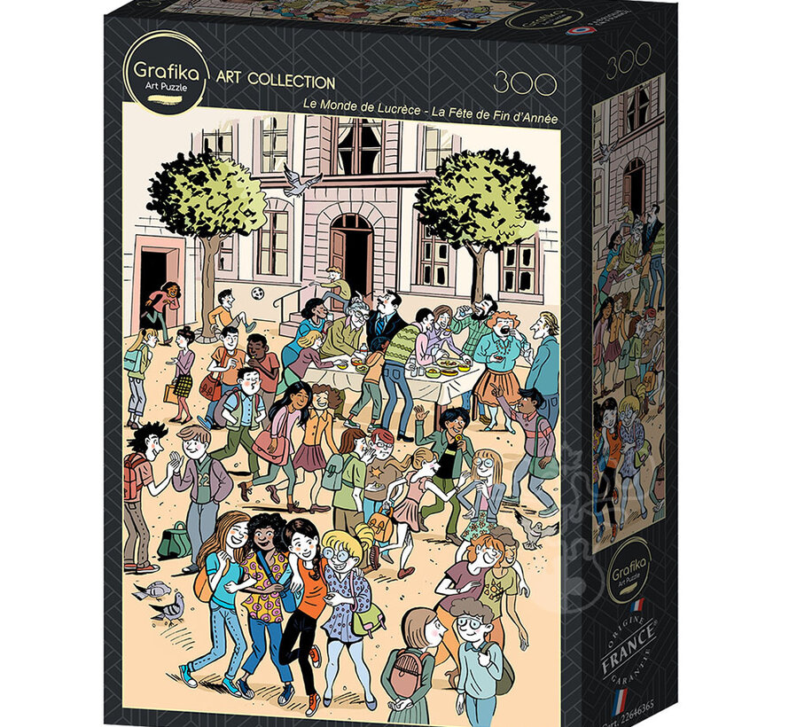 Grafika Le Monde de Lucrèce - La Fête de Fin d'Année Puzzle 300pcs