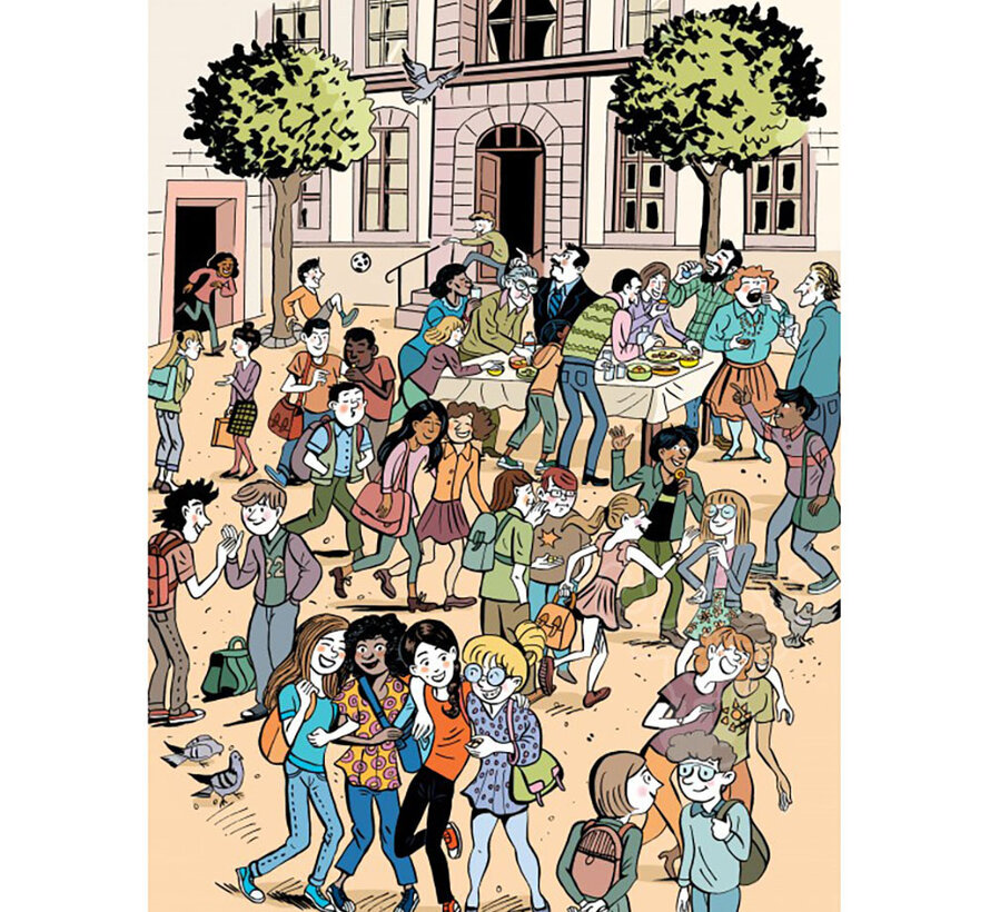 Grafika Le Monde de Lucrèce - La Fête de Fin d'Année Puzzle 300pcs