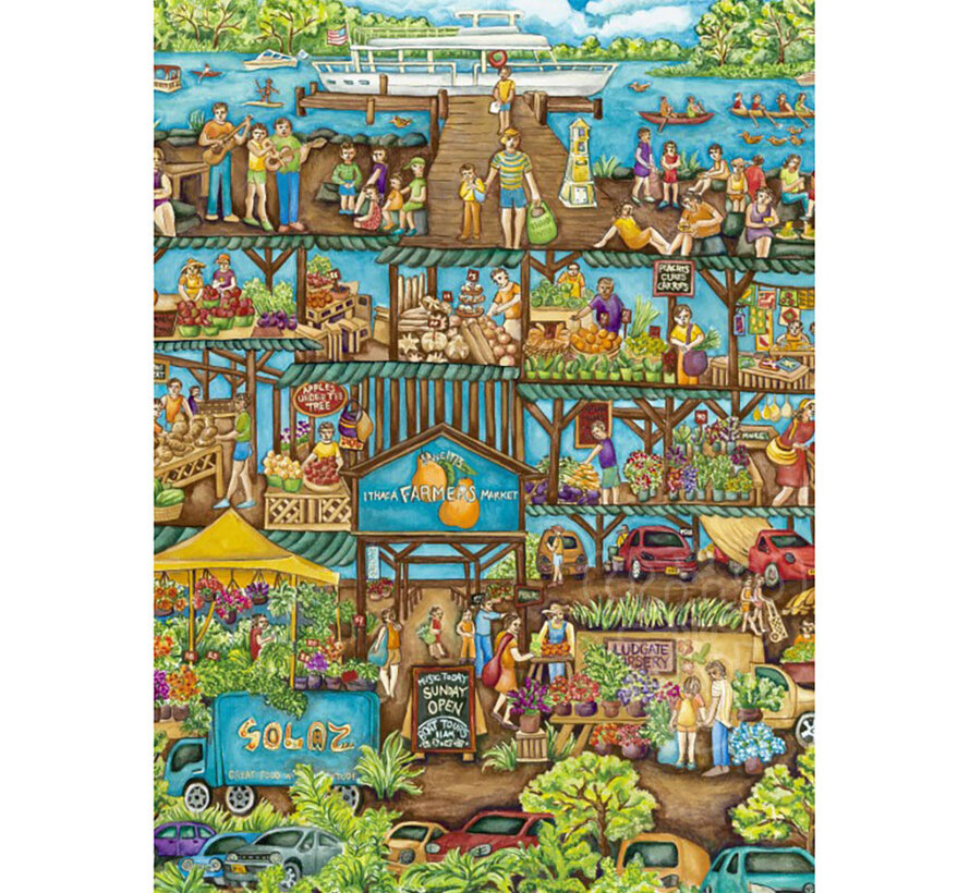 Grafika Farmer's Market Puzzle 1000pcs