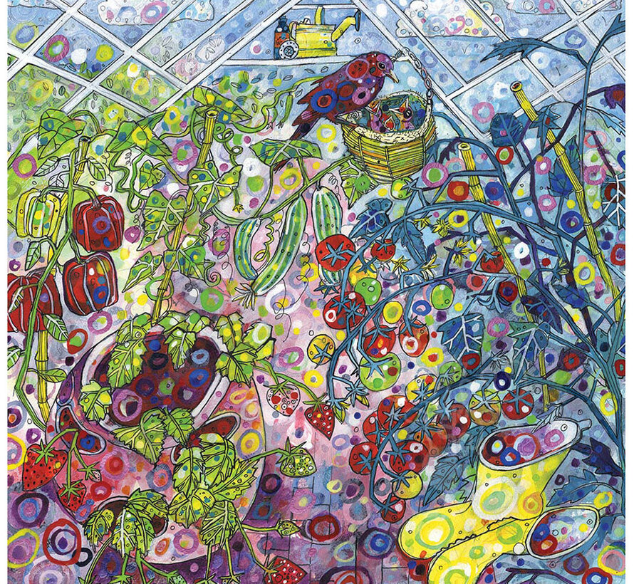 Grafika Inside the Greenhouse - Sally Rich Puzzle 1000pcs