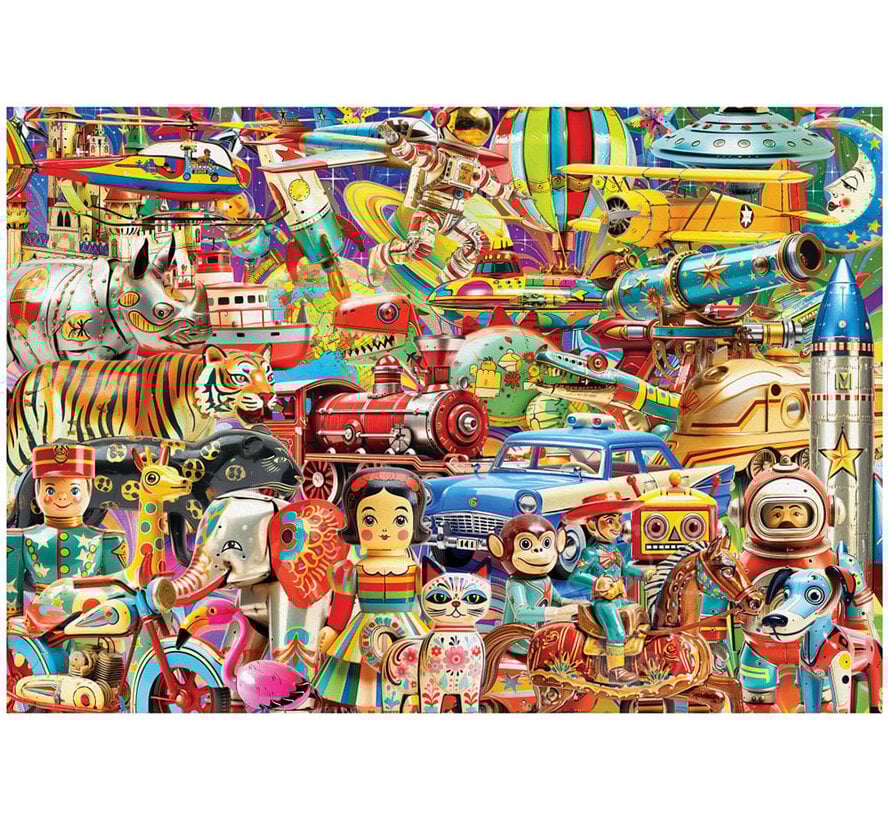 Grafika Retro Toys Puzzle 1000pcs