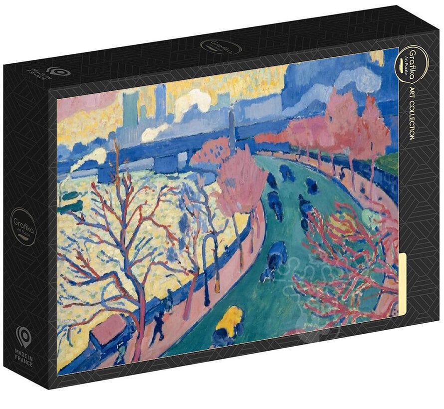Grafika Pont de Charing Cross (Charing Cross Bridge) - André Derain Puzzle 500pcs