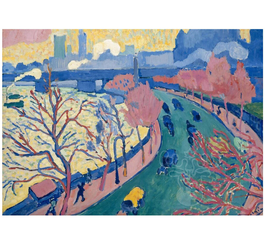 Grafika Pont de Charing Cross (Charing Cross Bridge) - André Derain Puzzle 500pcs