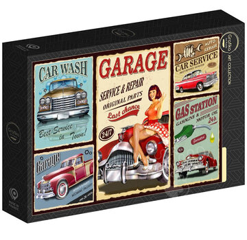 Grafika Grafika Retro Car Service Puzzle 500pcs