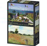 Grafika Grafika L'Art de Monet (Monet's Art) : Garden at Sainte Adresse, 1867 - Poppy Field Near Argentueil, 1873 Puzzle 2 x 500pcs