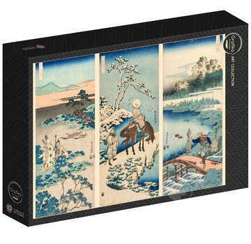 Grafika Grafika Hokusai's Art ( L'Oeuvre d'Hokusai ) Puzzle 1000pcs