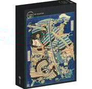 Grafika Grafika Hokusai - Kamakura no Gengoro Seizing Torinoumi Tasaburo Puzzle 500pcs
