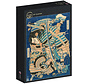 Grafika Hokusai - Kamakura no Gengoro Seizing Torinoumi Tasaburo Puzzle 500pcs