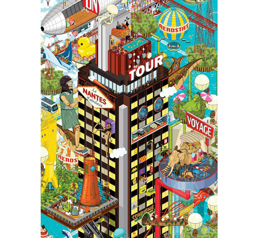 Grafika Nantes - La Tour (The Tower) Puzzle 1000pcs