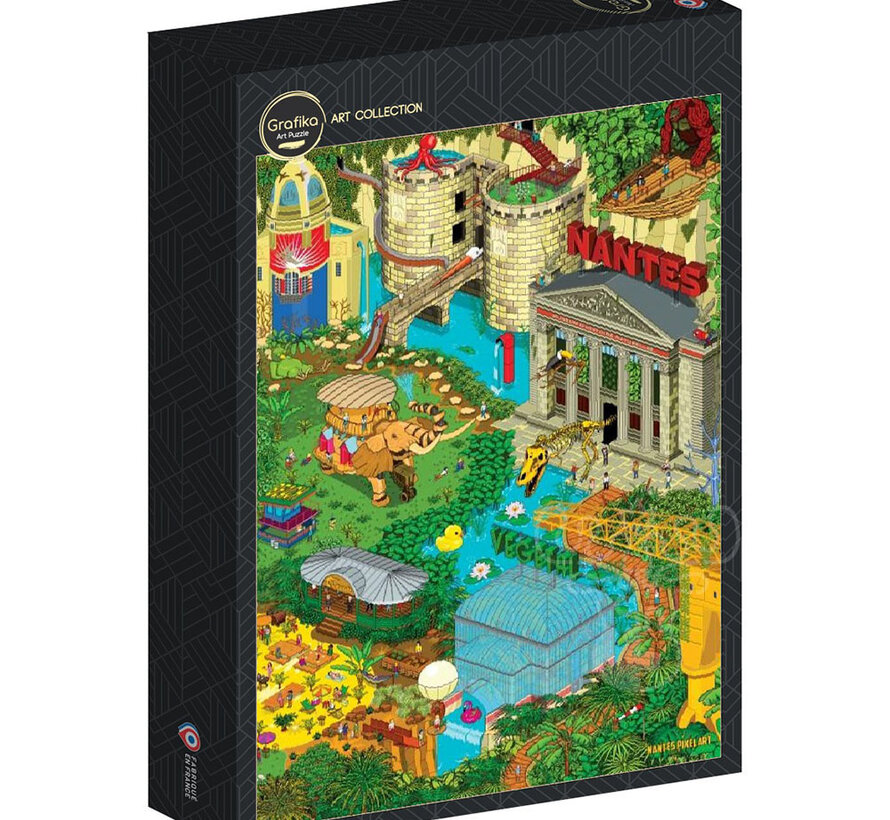 Grafika Nantes - Vegetal 2 (Green 2) Puzzle 1000pcs