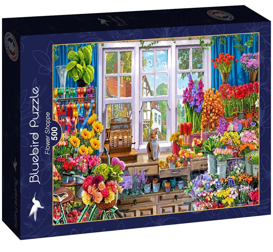 Bluebird Flower Shoppe Puzzle 500pcs