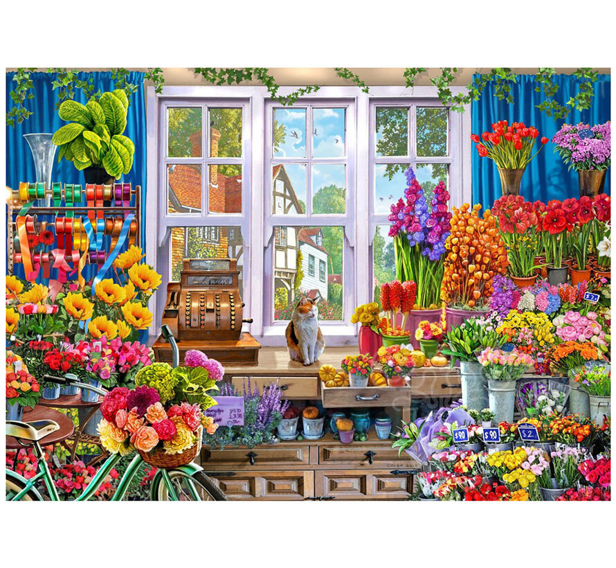 Bluebird Flower Shoppe Puzzle 500pcs