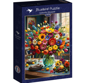 Bluebird Bluebird Colorful Bouquet Puzzle 1000pcs