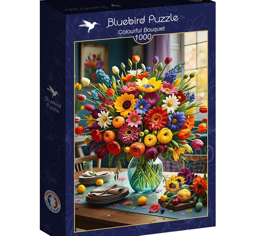 Bluebird Colorful Bouquet Puzzle 1000pcs
