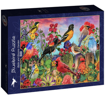 Bluebird Bluebird Birds and Blooms Garden Puzzle 500pcs