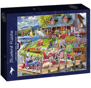 Bluebird Bluebird Lake View Cabin Mountain Time Puzzle 1000pcs