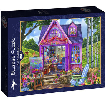 Bluebird Bluebird She Shed  Studio Puzzle 1000pcs