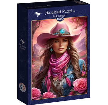 Bluebird Bluebird Pink Cowgirl Puzzle 1000pcs