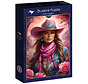 Bluebird Pink Cowgirl Puzzle 1000pcs
