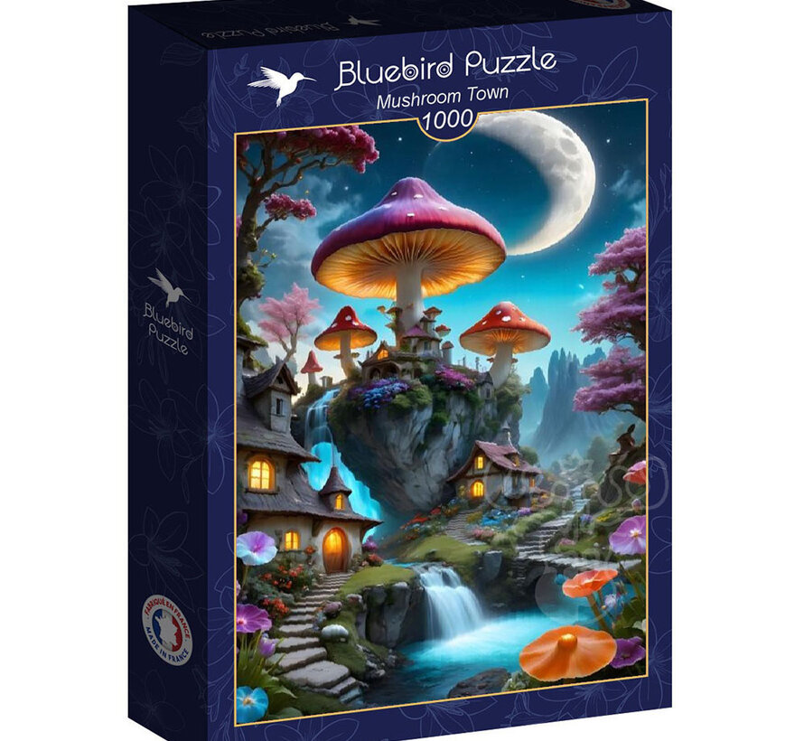 Bluebird Mushroom Town Puzzle 1000pcs