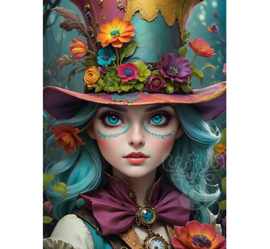 Bluebird Lady with a Hat Puzzle 1000pcs