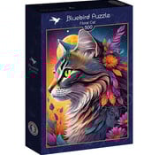 Bluebird Bluebird Floral Cat Puzzle 500pcs