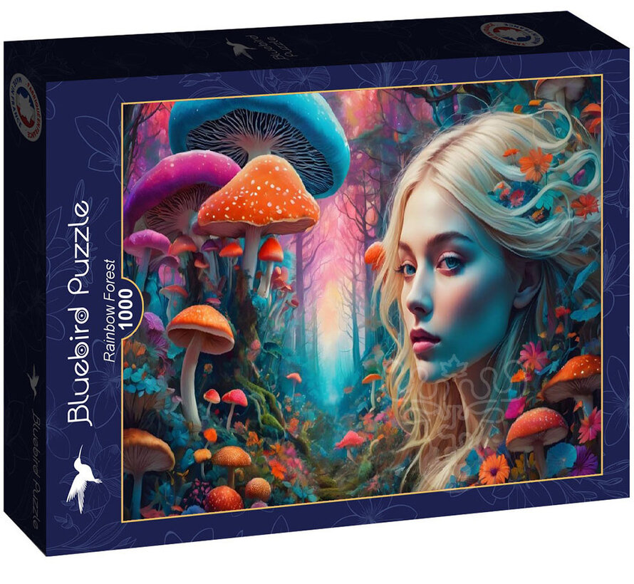 Bluebird Rainbow Forest Puzzle 1000pcs