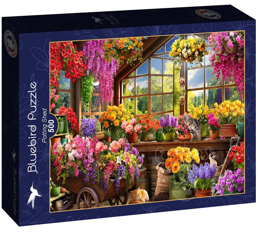 Bluebird Potting Shed Puzzle 500pcs