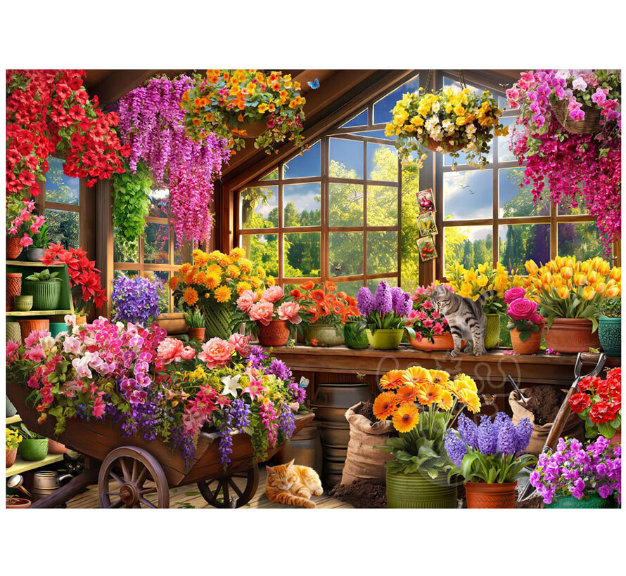Bluebird Potting Shed Puzzle 500pcs