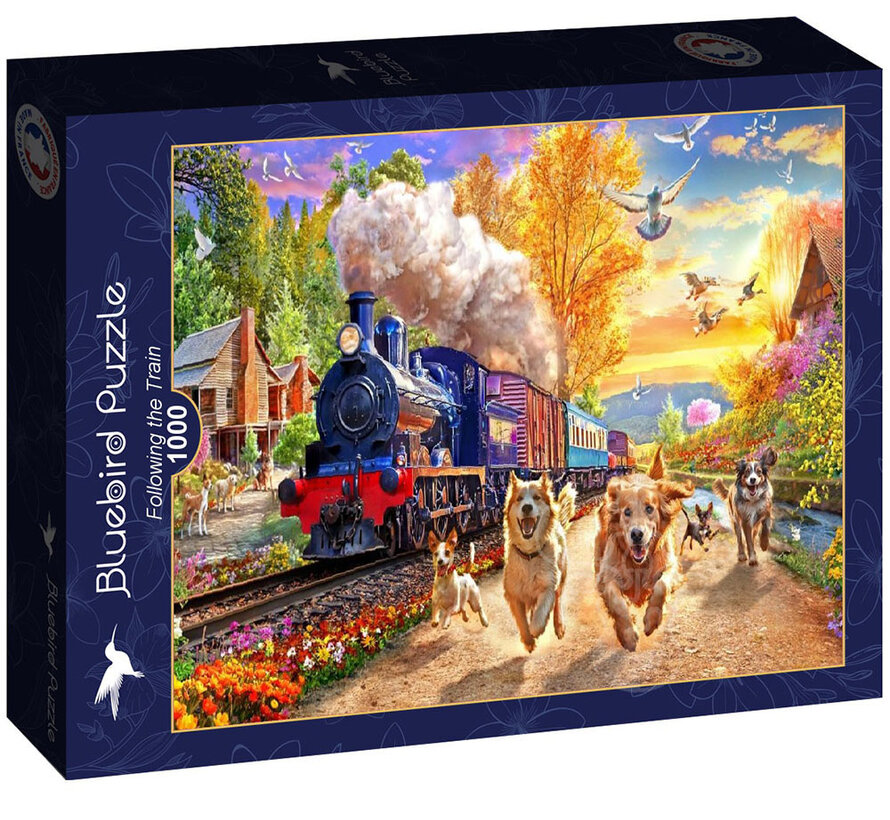 Bluebird Following the Train Puzzle 1000pcs