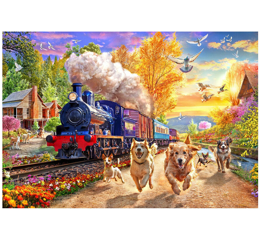Bluebird Following the Train Puzzle 1000pcs